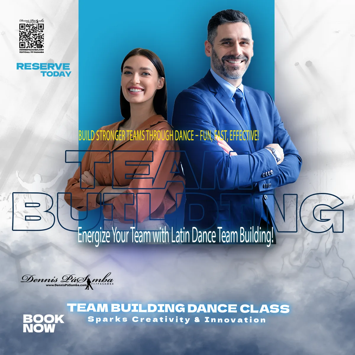Corporate team-building dance workshop space in Chicago