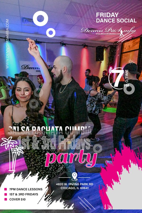 The Best Salsa Bachata Cumbia Dance Social in chicago Dennispasamb.com / Text or Call (717) PASAMBA Private Dance and Group dance Lessons
